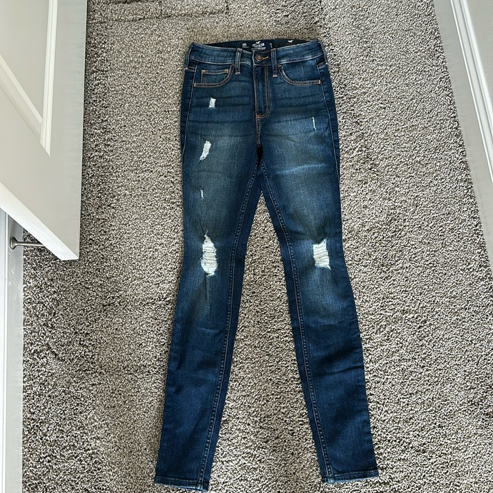 Hollister high rise super skinny jeans